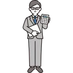 Accounting Man SVG Icon